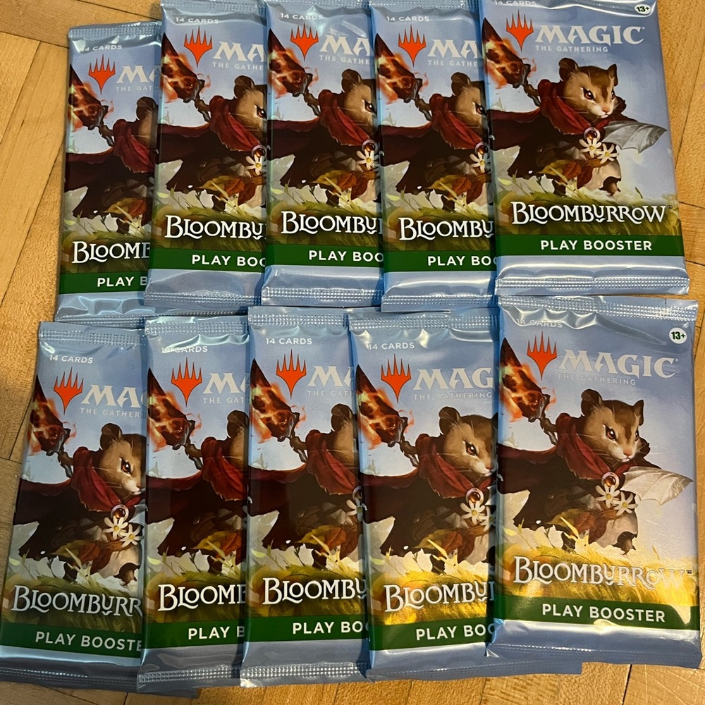 10 Magic The Gathering: Bloomburrow booster packs